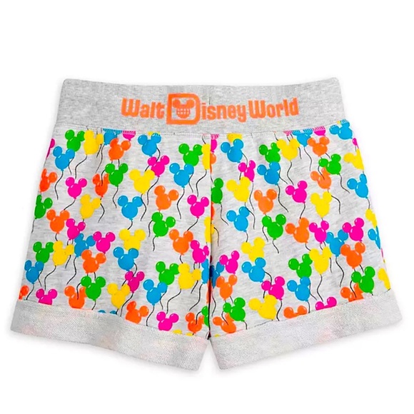 Disney Pants - Walt Disney World Mickey Balloon Drawstring Shorts